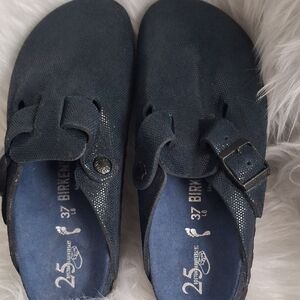 Birkenstock Ladies Slippers - Dark Blue